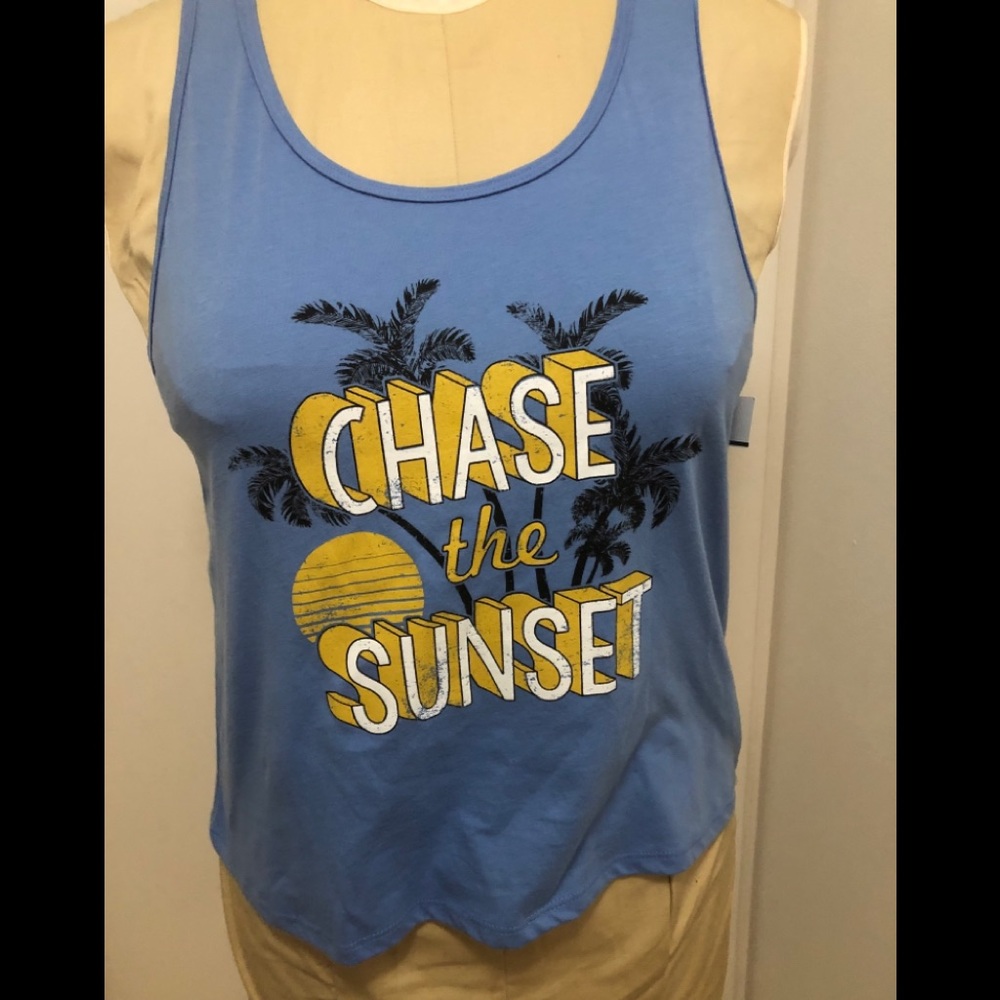 Youth in revolt blue tank top